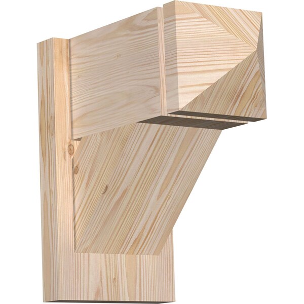 Ekena Millwork Traditional Arts & Crafts Smooth Outlooker, Douglas Fir, 7 1/2"W x 14"D x 14"H OUT08X14X14TRA03SDF - main